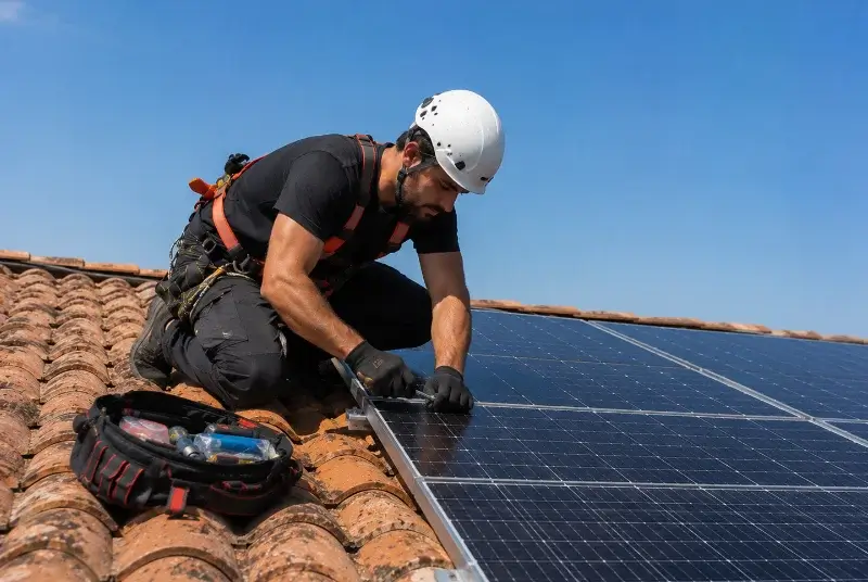 Maintenance et monitoring de panneaux solaires à Blyes